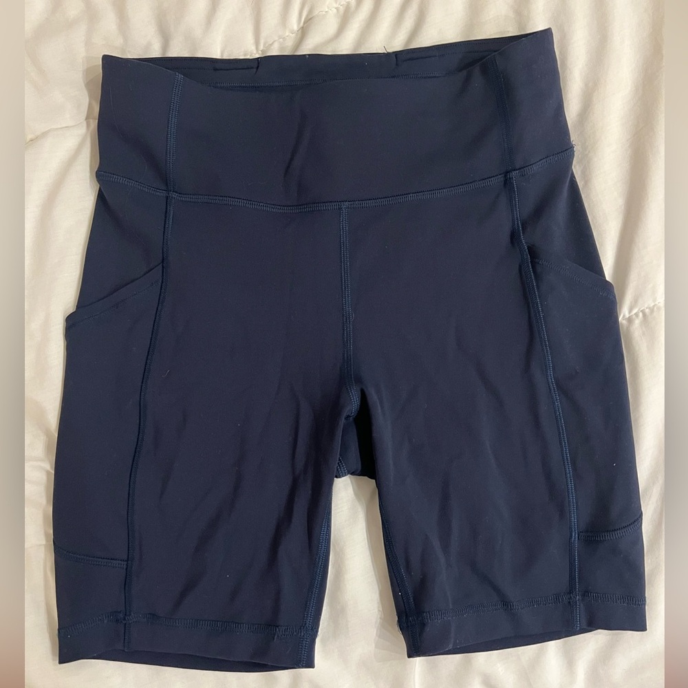 lululemon athletica Navy Bike Shorts